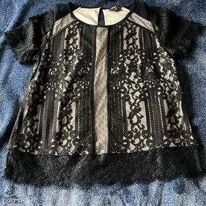 Express lace tank top